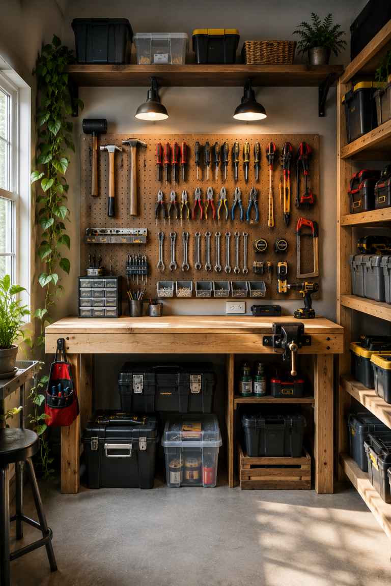 How to Organize Garage Tools on a Budget (15 Cheap Storage Ideas)