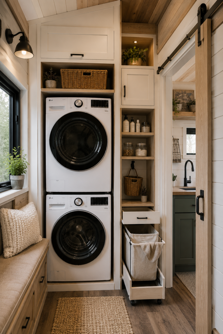 15 Small Laundry Room Ideas With Stackable Washer Dryer