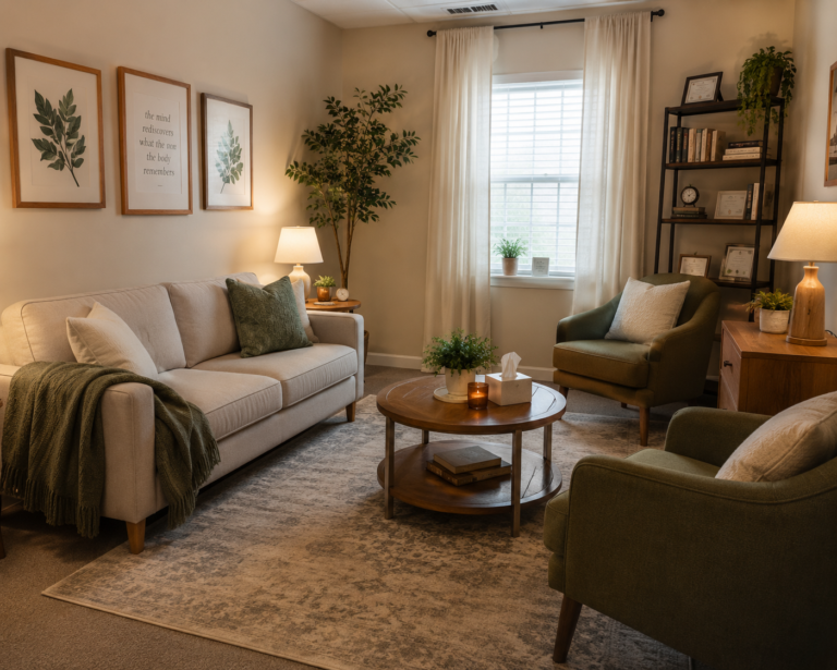15 Therapy Office Decor Ideas That Help Clients Feel Calm, Comfortable, and Safe