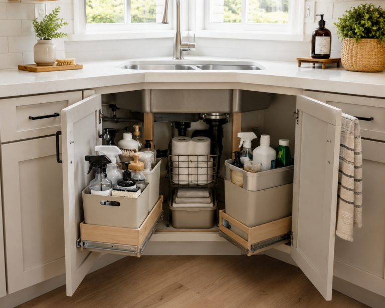 14 Corner Kitchen Cabinet Ideas: Smart Solutions for Awkward Spaces