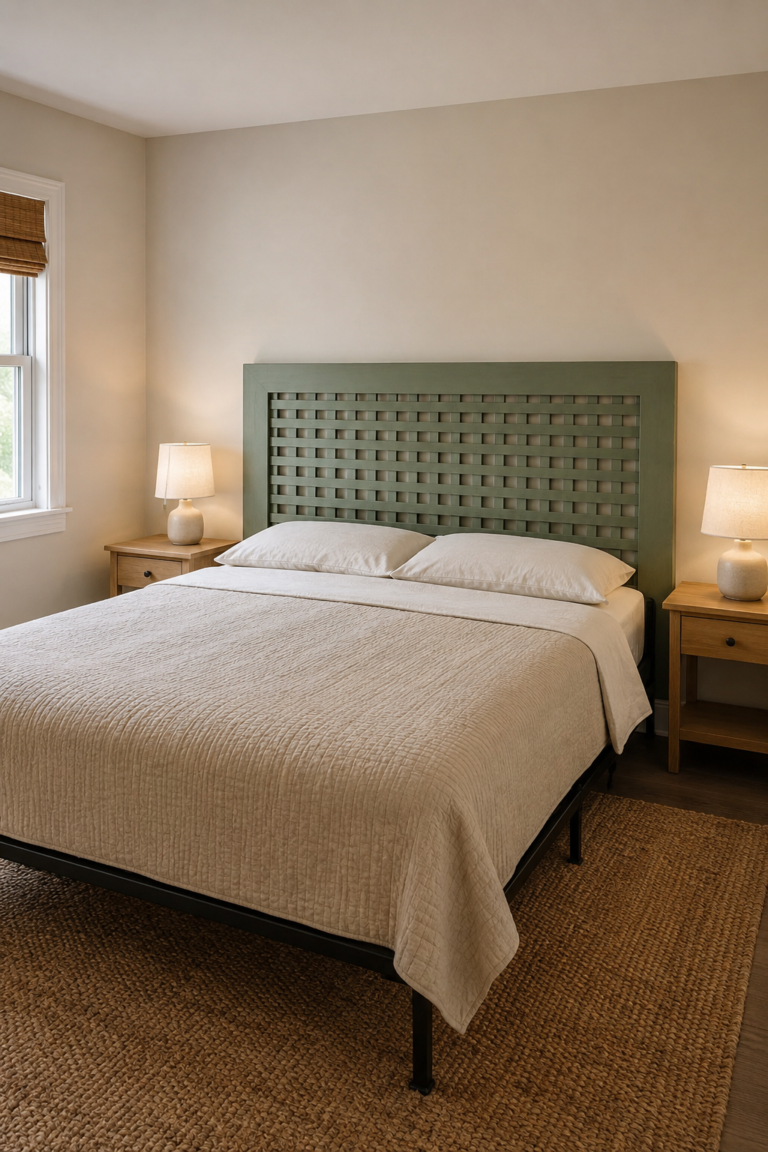 15 Easy Headboard Ideas to Make Your Own for a Queen Bed