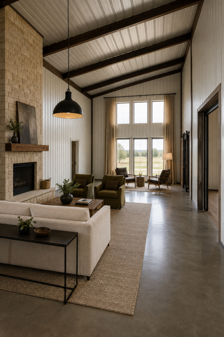 16 Modern Farmhouse Living Room Ideas for a Cozy Barndominium Feel