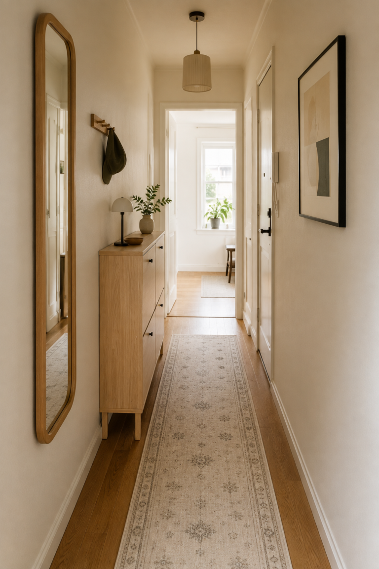 18 Narrow Hallway Ideas That Make a Tight Space Feel Bigger