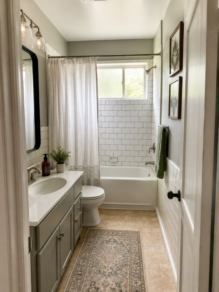 15 Budget Small Bathroom Makeover Ideas That Look Good Without Moving Plumbing