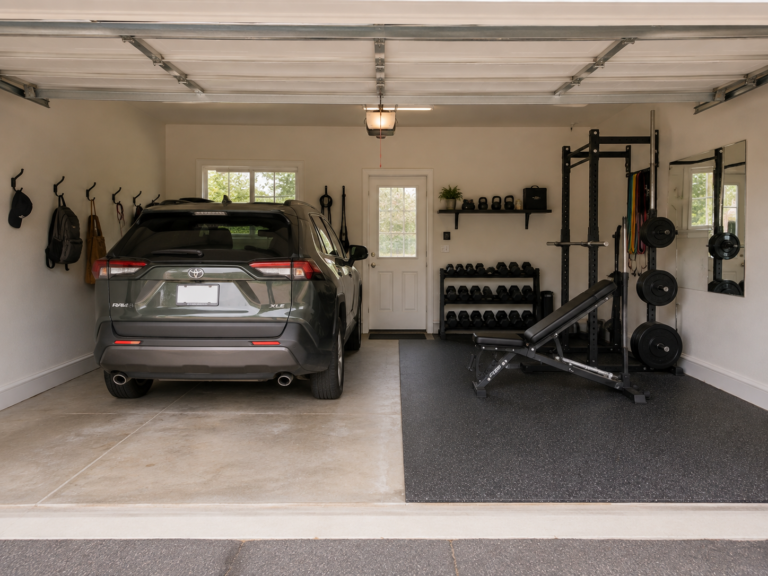 15 Half Garage Half Gym Ideas That Keep Your Workout Space and Storage Working Together