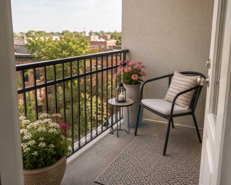 20 Small Balcony Design Ideas for Cozy Outdoor Style (Modern, Juliet & Vintage Looks)