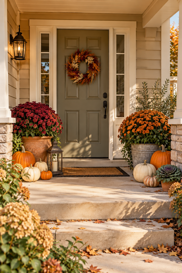 15 Fall Front Porch Ideas for a Warm and Welcoming Entrance