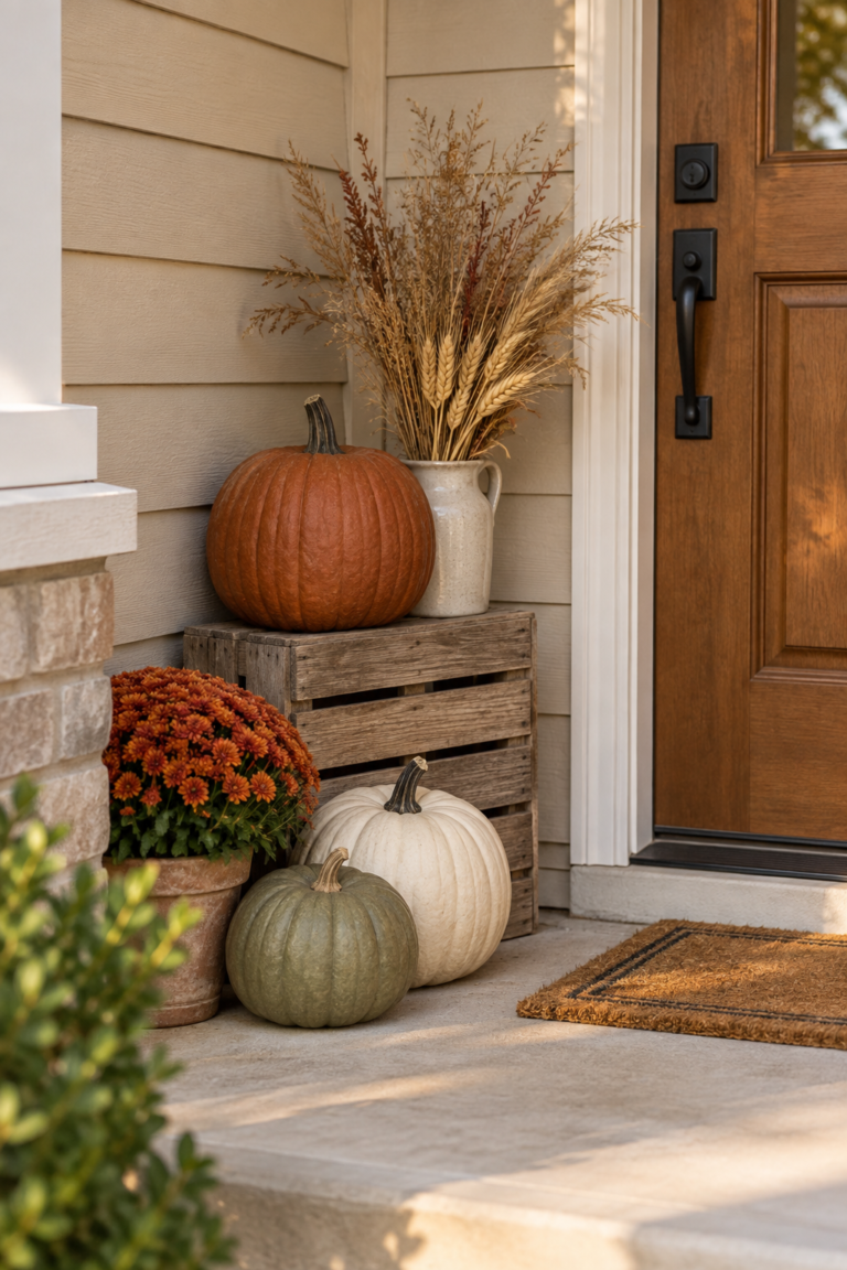 17 Fall Front Porch Ideas for Small Spaces