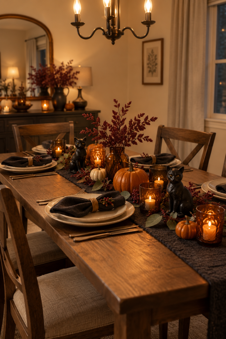 15 Halloween Dining Table Decor Ideas for a Spooky Dinner