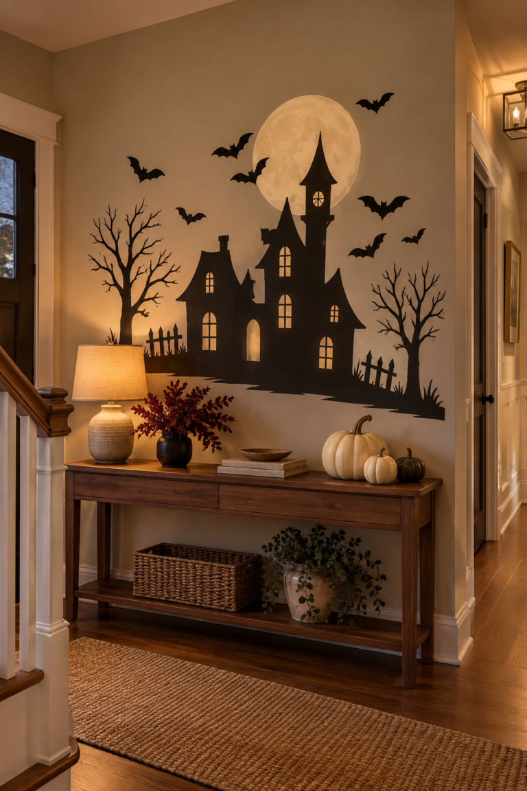 15 Halloween Wall Decor Ideas for a Spooky Seasonal Makeover