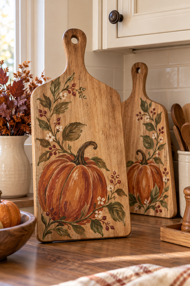 17 Cutting Board Painting Ideas for Charming Seasonal Decor