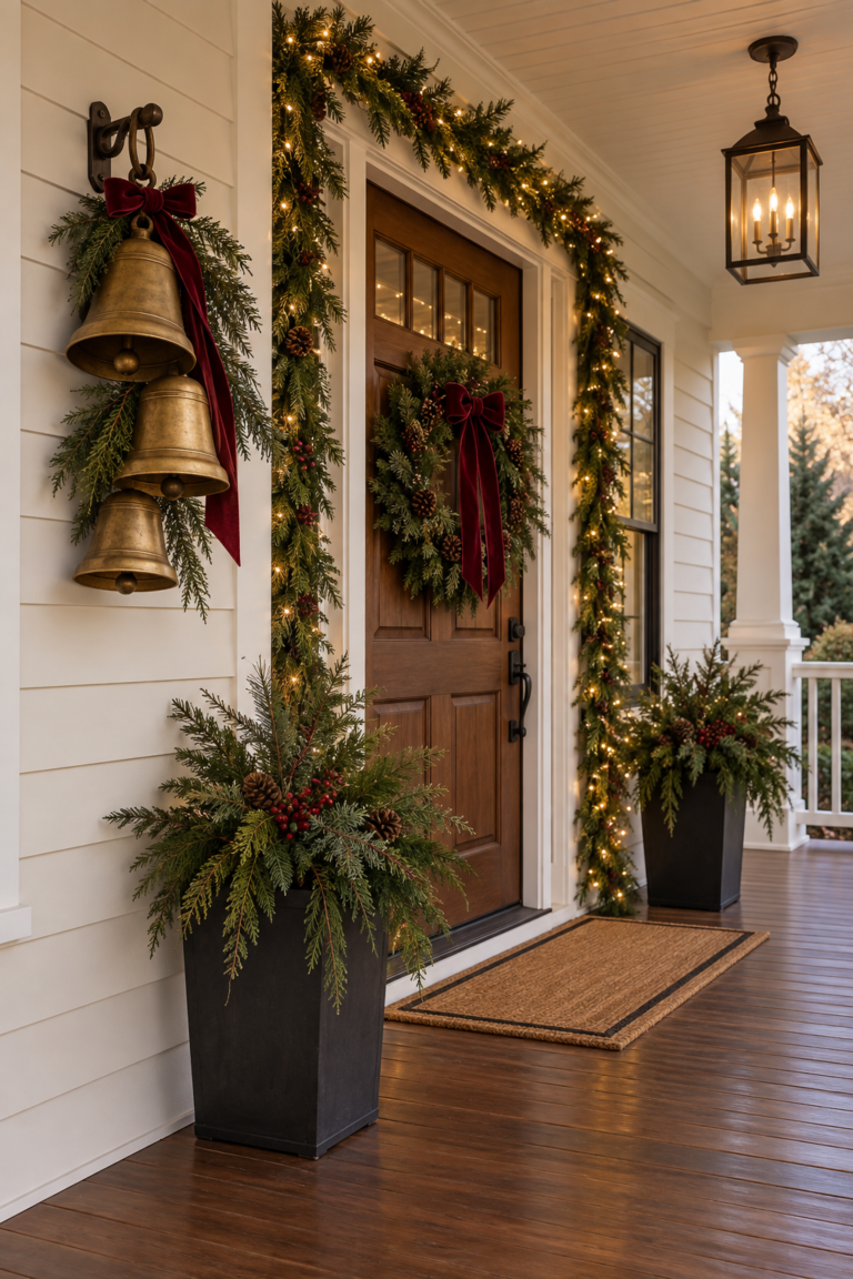 17 Front Porch Christmas Decor Ideas for a Festive Entrance