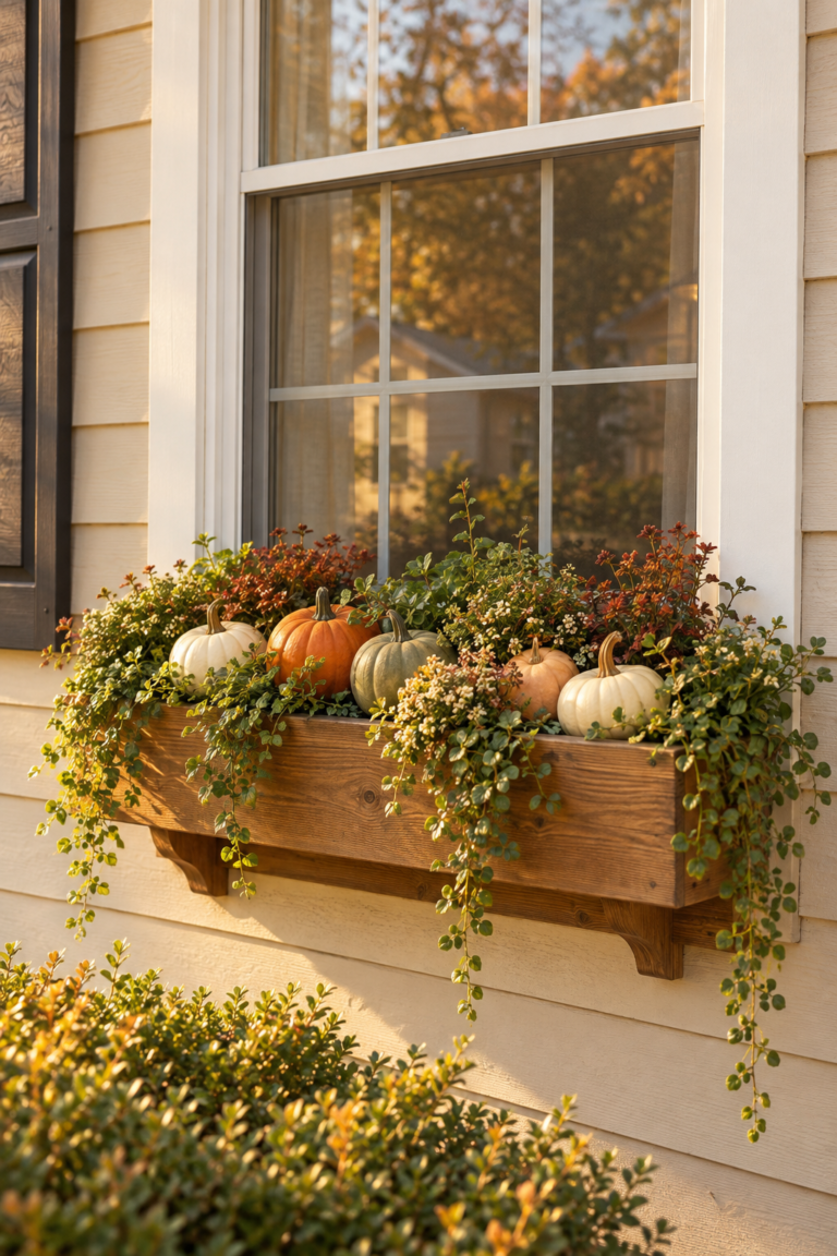 15 Fall Window Box Ideas Filled With Seasonal Charm
