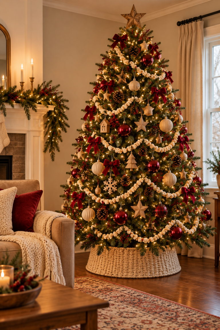 17 Vintage Christmas Tree Ideas Full of Nostalgic Charm