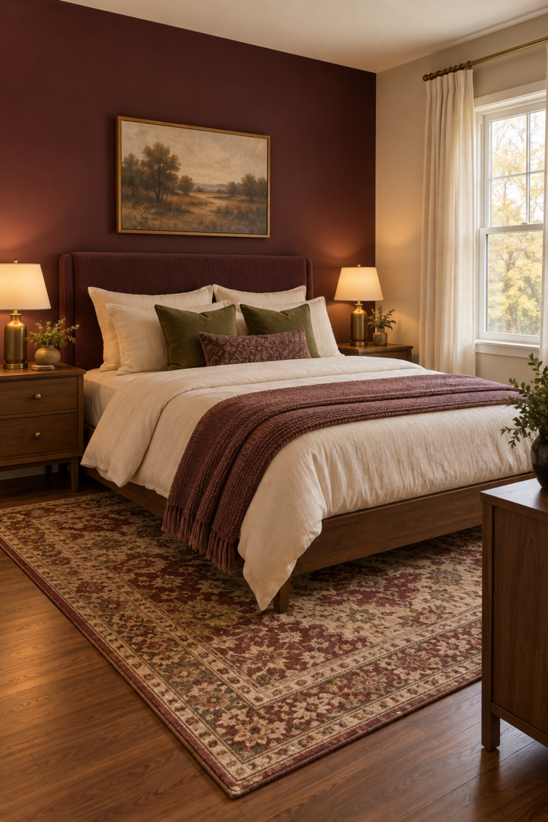 17 Burgundy Bedroom Ideas for a Rich and Cozy Space