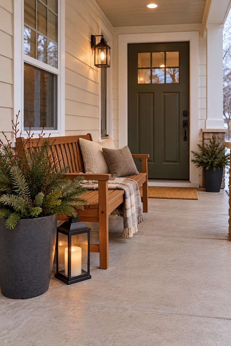 15 Winter Porch Ideas for a Cozy and Welcoming Entrance