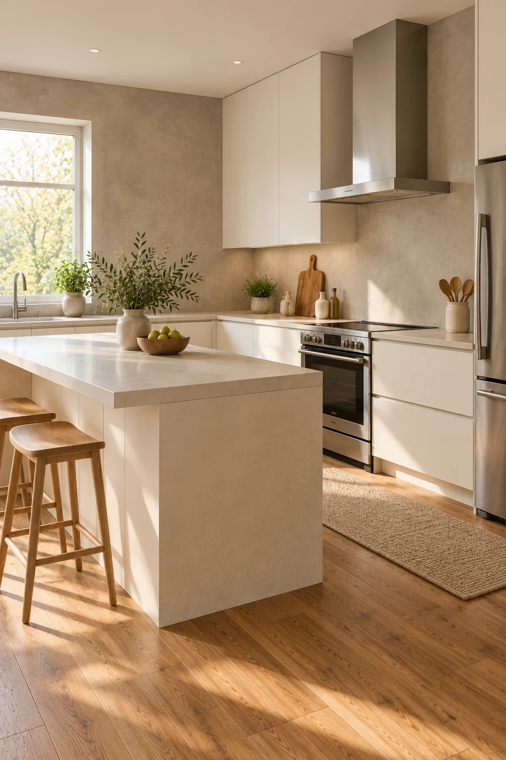 17 Microcement Kitchen Ideas for a Modern Textured Interior