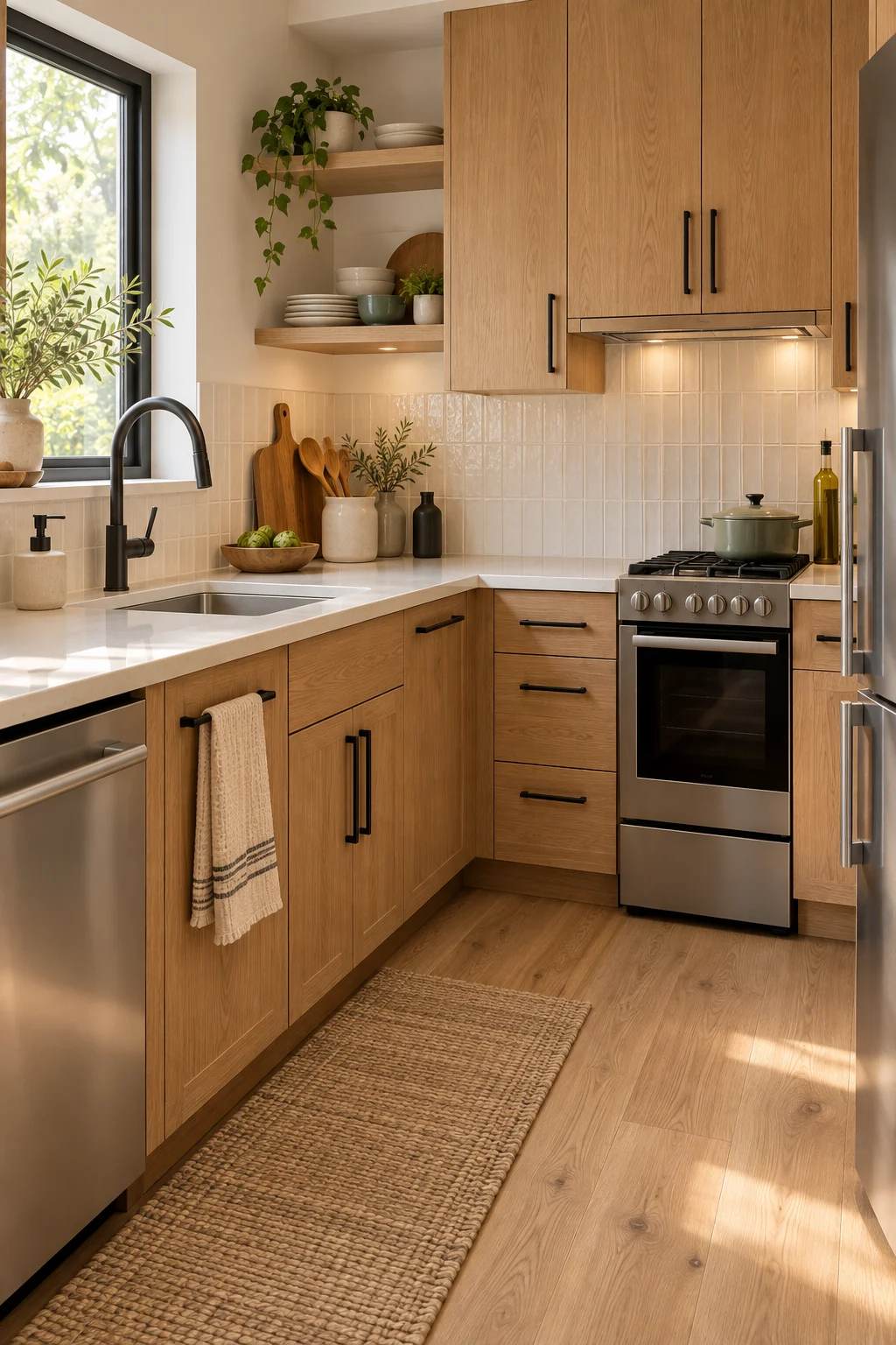 17 Kitchen Japandi Ideas for a Warm and Minimal Cooking Space
