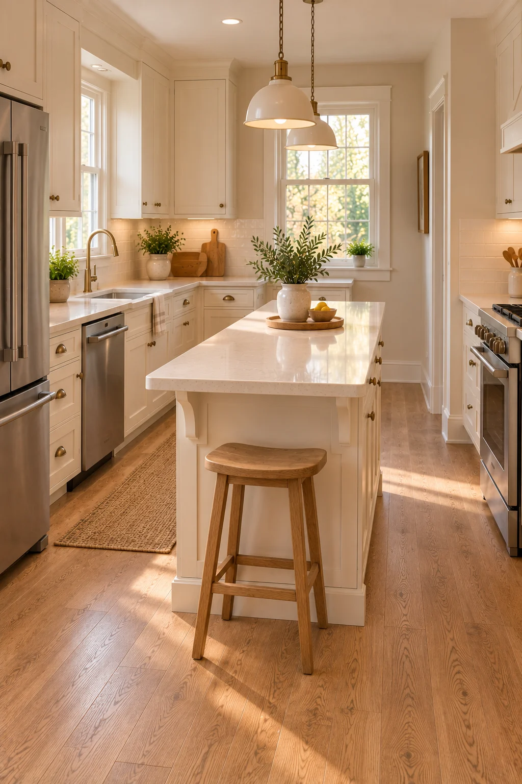 13 Narrow Kitchen Island Ideas for Small and Slim Layouts
