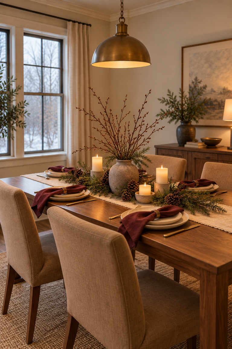 12 Winter Tablescapes Ideas for a Cozy Seasonal Table
