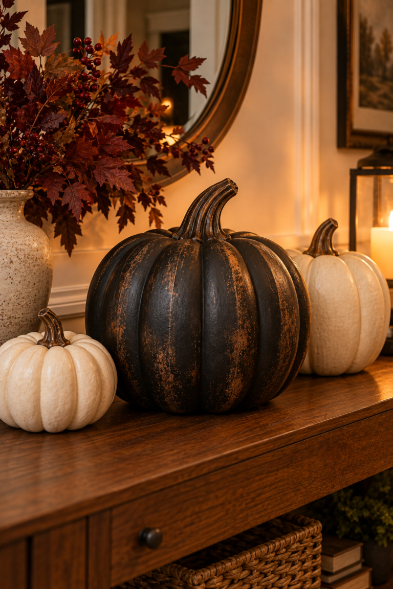 17 Plastic Pumpkins Makeover Ideas That Look Surprisingly Expensive