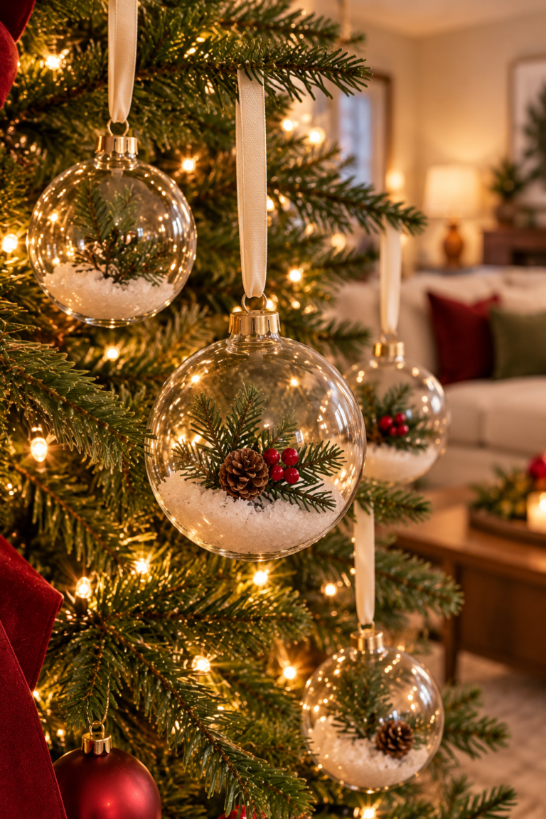 16 Glass Christmas Ornaments Ideas for an Elegant Holiday Display