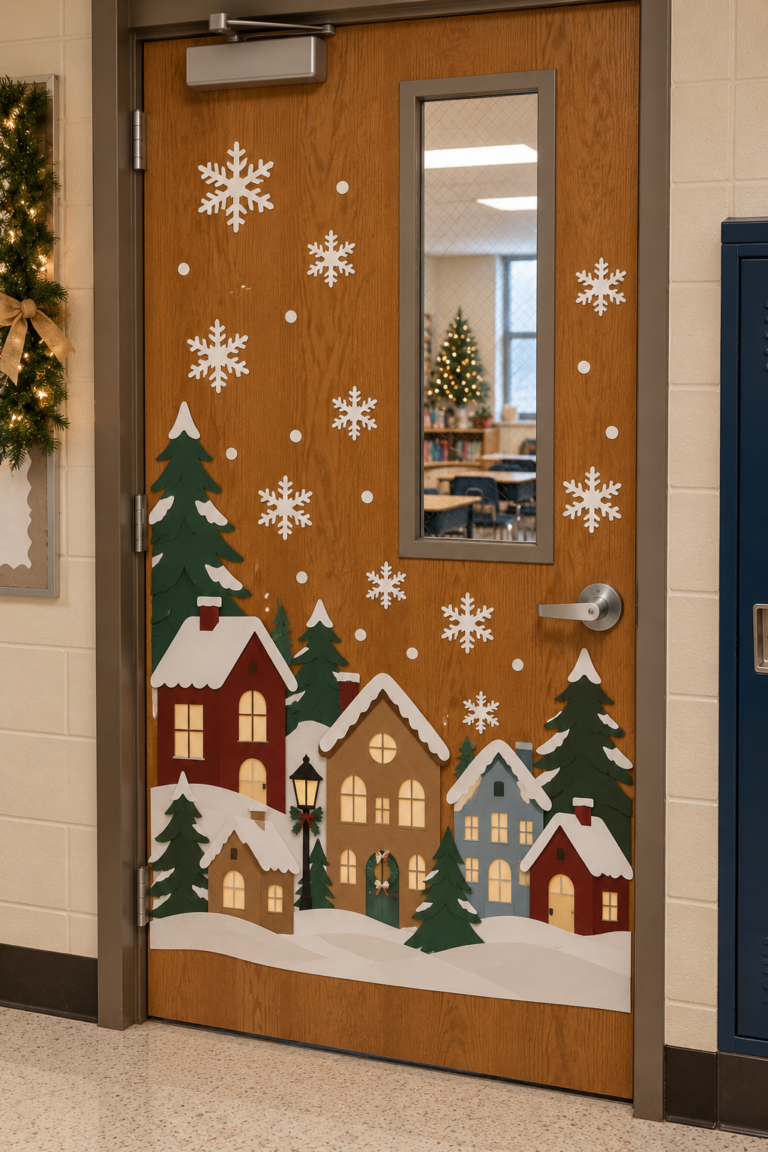 13 Christmas Door Decorations Classroom Ideas for a Festive School Door