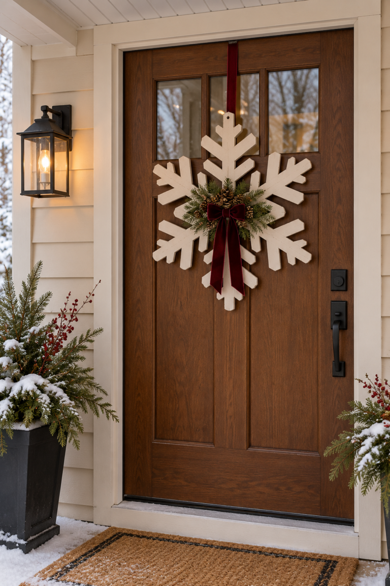 12 Christmas Door Hangers Ideas for a Festive Holiday Welcome