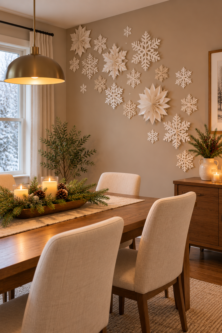 18 Christmas Wall Decor Ideas for a Festive Holiday Home
