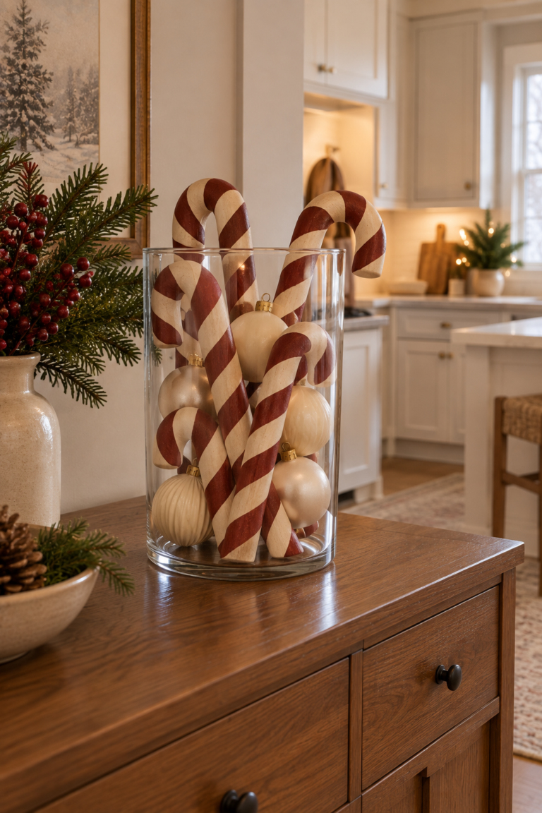 15 Christmas Vase Filler Ideas for Easy Seasonal Displays