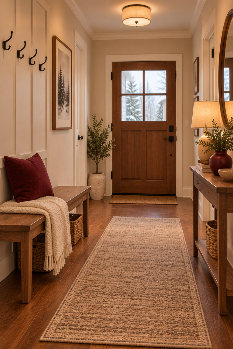 13 Winter Entryway Decor Ideas for a Warm and Welcoming Home