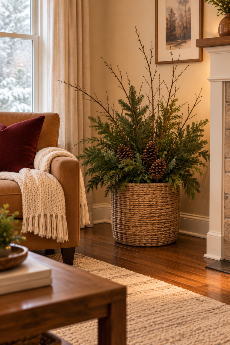 11 Winter Basket Ideas for Cozy Seasonal Decorating