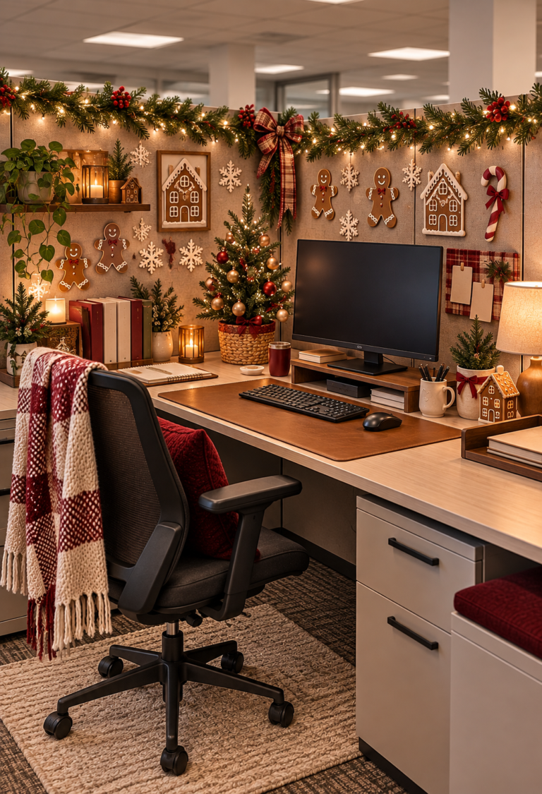 18 Office Christmas Decorations Cubicles Ideas for a Festive Workspace